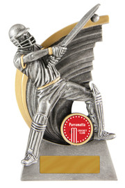 Cricket Kaboom- Bat- Male Trophy 150mm Cricket Kaboom- Bat- Male Trophy 150mm