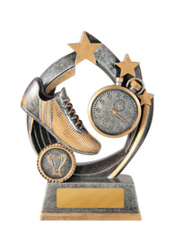 Athletics Atomic Trophy Silver 155mm Athletics Atomic Trophy Silver 155mm