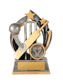 Cricket Atomic Trophy Silver 120mm Cricket Atomic Trophy Silver 120mm