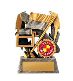Double Lightning Strike-Lifesaving Trophy 100mm Double Lightning Strike-Lifesaving Trophy 100mm
