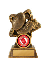 Aussie Rules Rising Star Trophy 100mm Aussie Rules Rising Star Trophy 100mm