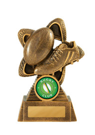 Rugby Rising Star Trophy 120mm