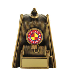 Surf Lifesaving Reel and Wave Trophy 110mm Surf Lifesaving Reel and Wave Trophy 110mm