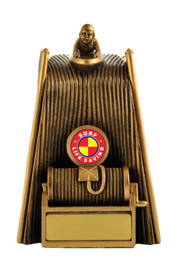 Surf Lifesaving Reel and Wave Trophy 170mm Surf Lifesaving Reel and Wave Trophy 170mm