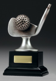Golf Iron & Ball Trophy 160mm Golf Iron & Ball Trophy 160mm