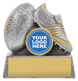 Aussie Rules Squad Trophy Silver 90mm Aussie Rules Squad Trophy Silver 90mm