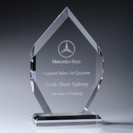 Acrylic Arrowhead Award 220mm Acrylic Arrowhead Award 220mm