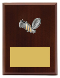 Rugby Plaque Peak Plaque Walnut 200mm Rugby Plaque Peak Plaque Walnut 200mm
