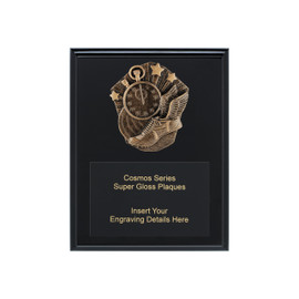 Athletics Cosmos Plaque Black 200mm Athletics Cosmos Plaque Black 200mm
