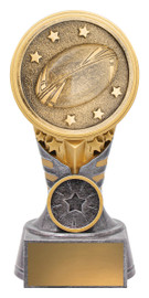 Rugby IKON Trophy Silver & Gold 150mm Rugby IKON Trophy Silver & Gold 150mm