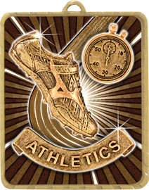 Athletics Lynx Medal Gold 63x75mm Athletics Lynx Medal Gold 63x75mm