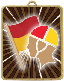 Surf Lifesaving Medal Gold 63x75mm