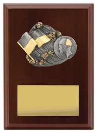 Surf Lifesaving Plaque Peak Plaque Walnut 175mm Surf Lifesaving Plaque Peak Plaque Walnut 175mm