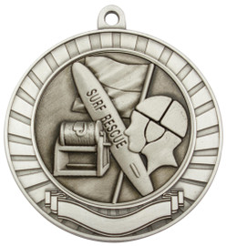 Surf Lifesaving Medal Silver 70mm