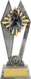 Cricket Peak Trophy Silver 225mm