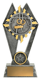 Gymnastics Peak Trophy Silver 180mm Gymnastics Peak Trophy Silver 180mm