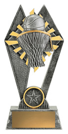 Basketball Peak Trophy Silver 180mm Basketball Peak Trophy Silver 180mm