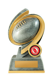 Aussie Rules Java Trophy Silver-Gold 155mm