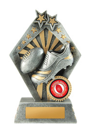 Aussie Rules Sunrise Trophy Silver-Gold 140mm Aussie Rules Sunrise Trophy Silver-Gold 140mm