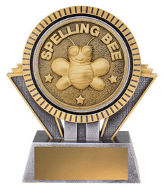 Academic Spartan Trophy Silver & Gold 130mm Academic Spartan Trophy Silver & Gold 130mm