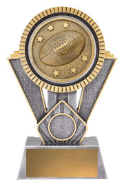 Aussie Rules Spartan Trophy Silver & Gold 180mm Aussie Rules Spartan Trophy Silver & Gold 180mm