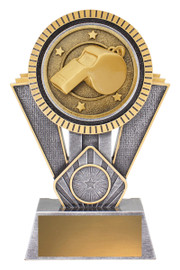 Referees Spartan Trophy Silver & Gold 180mm Referees Spartan Trophy Silver & Gold 180mm