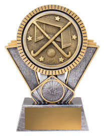 Hockey Spartan Trophy Silver & Gold 155mm Hockey Spartan Trophy Silver & Gold 155mm