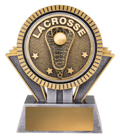 Lacrosse Spartan Trophy Silver & Gold 130mm