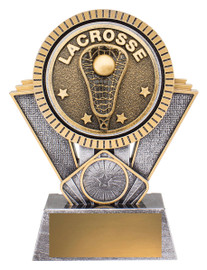 Lacrosse Spartan Trophy Silver & Gold 155mm