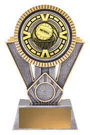 Netball Spartan Varsity Trophy Silver & Gold 180mm Netball Spartan Varsity Trophy Silver & Gold 180mm