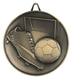 Football Heavyweight Medal Gold 62mm