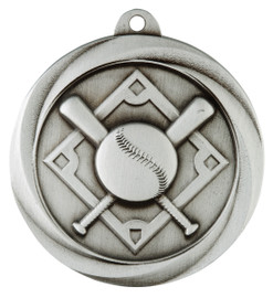 Baseball - Softball Econo Medal Silver 50mm