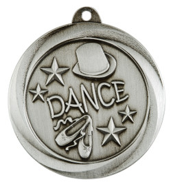Dance Econo Medal Silver 50mm