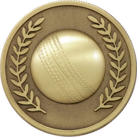 Cricket Medal Gold 60mm