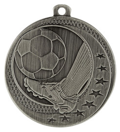Football Wayfare Medal Silver 50mm