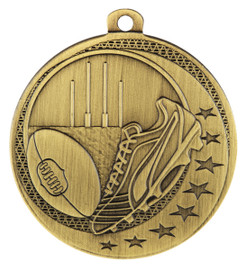 Aussie Rules Wayfare Medal Gold 50mm