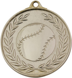 Baseball - Softball Medal Silver 50mm