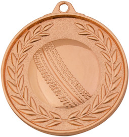 Cricket Medal Bronze 50mm Cricket Medal Bronze 50mm