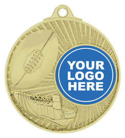 Aussie Rules Blitz Medal Shiny Gold Aussie Rules Blitz Medal Shiny Gold