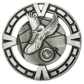 Athletics Varsity Medal Silver 65mm