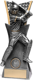 Cricket Female Vanguard Batsman Trophy Silver 240mm