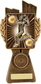 Cricket Lynx Female Bowler Trophy Gold 175mm