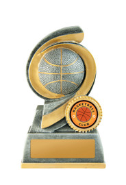 Basketball Java Trophy Silver-Gold 120mm