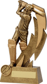 Cricket Shazam Batsman Trophy Gold 230mm