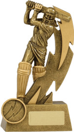 Cricket Shazam F/Batsman Trophy Gold 160mm