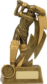Cricket Shazam F/Batsman Trophy Gold 185mm