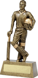 Cricket Hero Batsman Trophy Gold 190mm