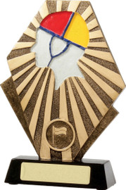 Surf Lifesaving Silhouette Trophy Gold 180mm