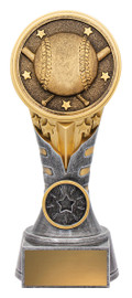Baseball - Softball IKON Trophy Silver & Gold 175mm