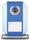 Corporate/Awards/Budget Blue Mirror Award 190mm
